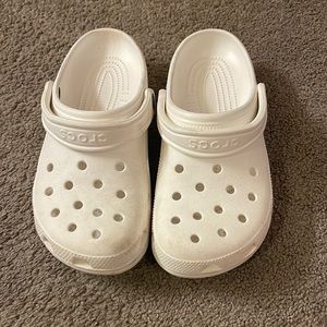 White Crocs